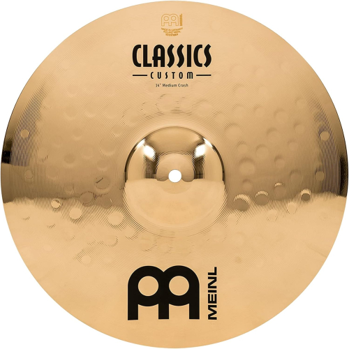 Meinl “14” Medium Crash Cymbal – Classics Custom Brilliant – Made in Germany,  (CC14MC-B)