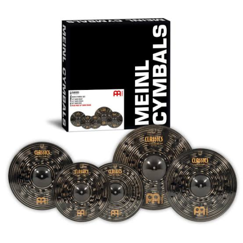 Meinl Classics Custom Dark Set – 14Hihat/16/18/20-inch – with Free Stick Bag
